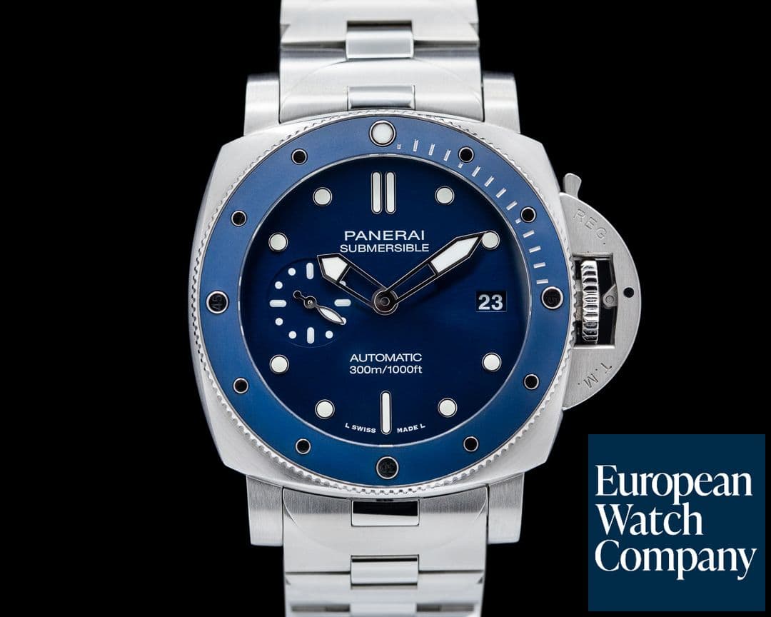 Image of Panerai Submersible Blue Notte 44mm