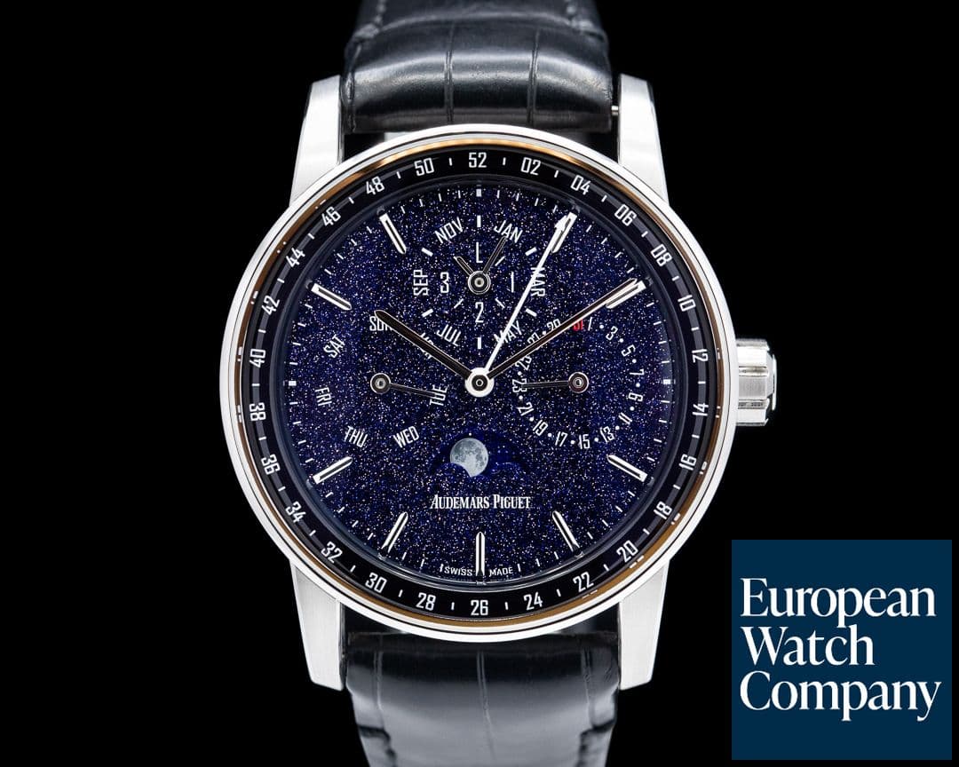 Image of Audemars Piguet Code 11:59 Perpetual Calendar 18k WG / Blue Aventurine Dial