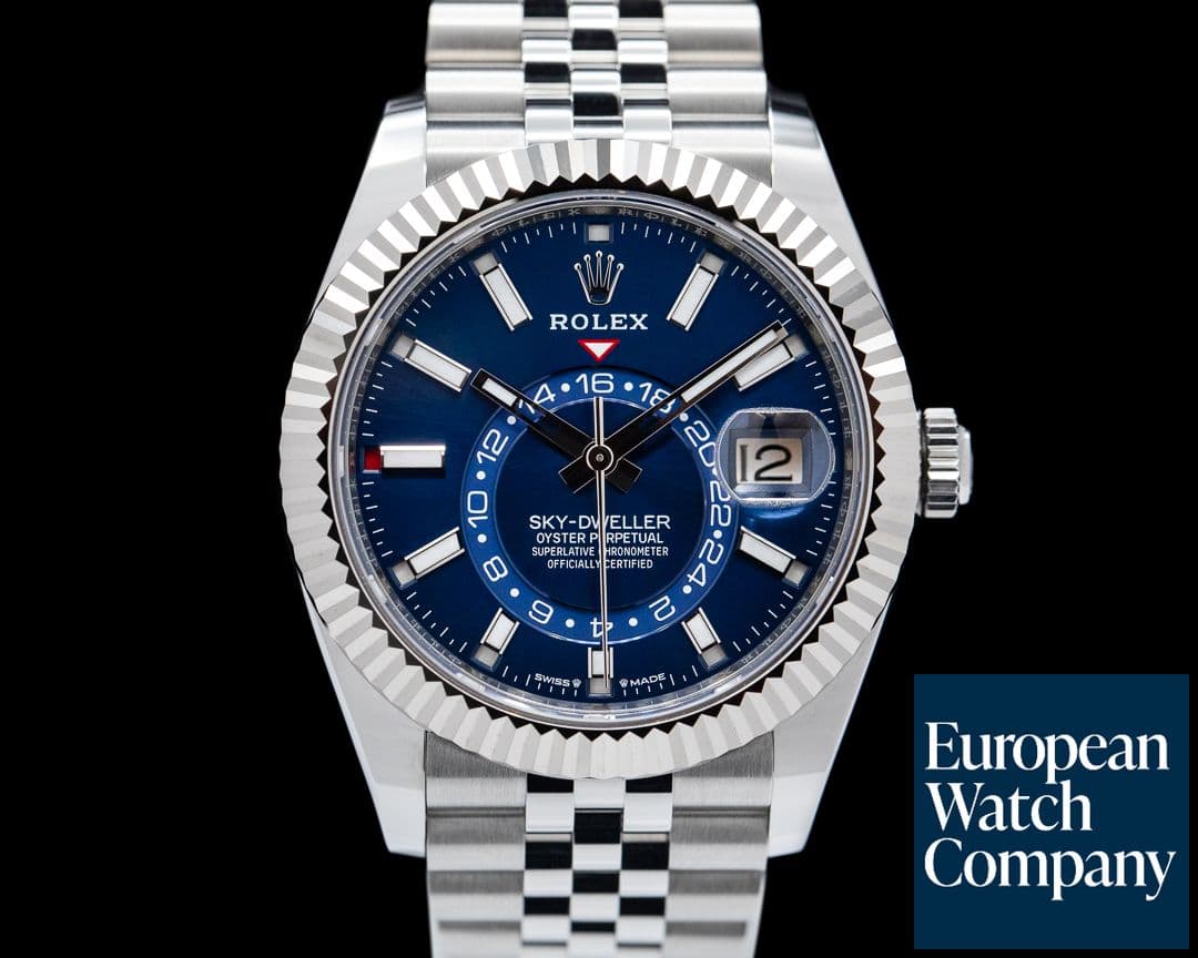 Image of Rolex Sky Dweller 336934 Steel Blue Dial 2023 NEW MODEL UNWORN