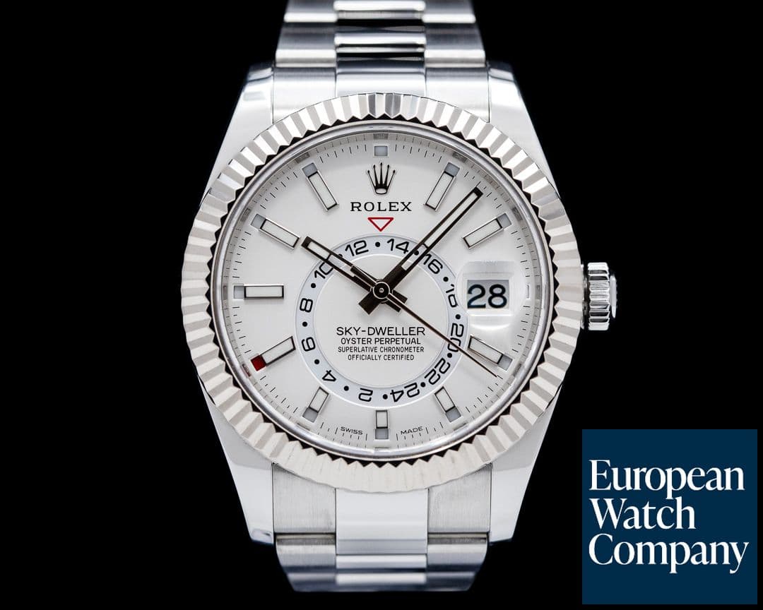 Image of Rolex Sky Dweller 326934 Steel White Dial SS 