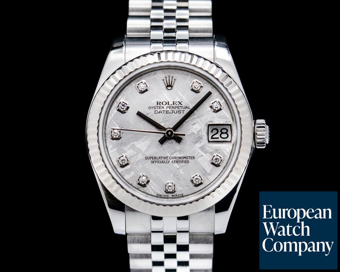 Image of Rolex Datejust 31MM Meteorite Diamond Dial SS
