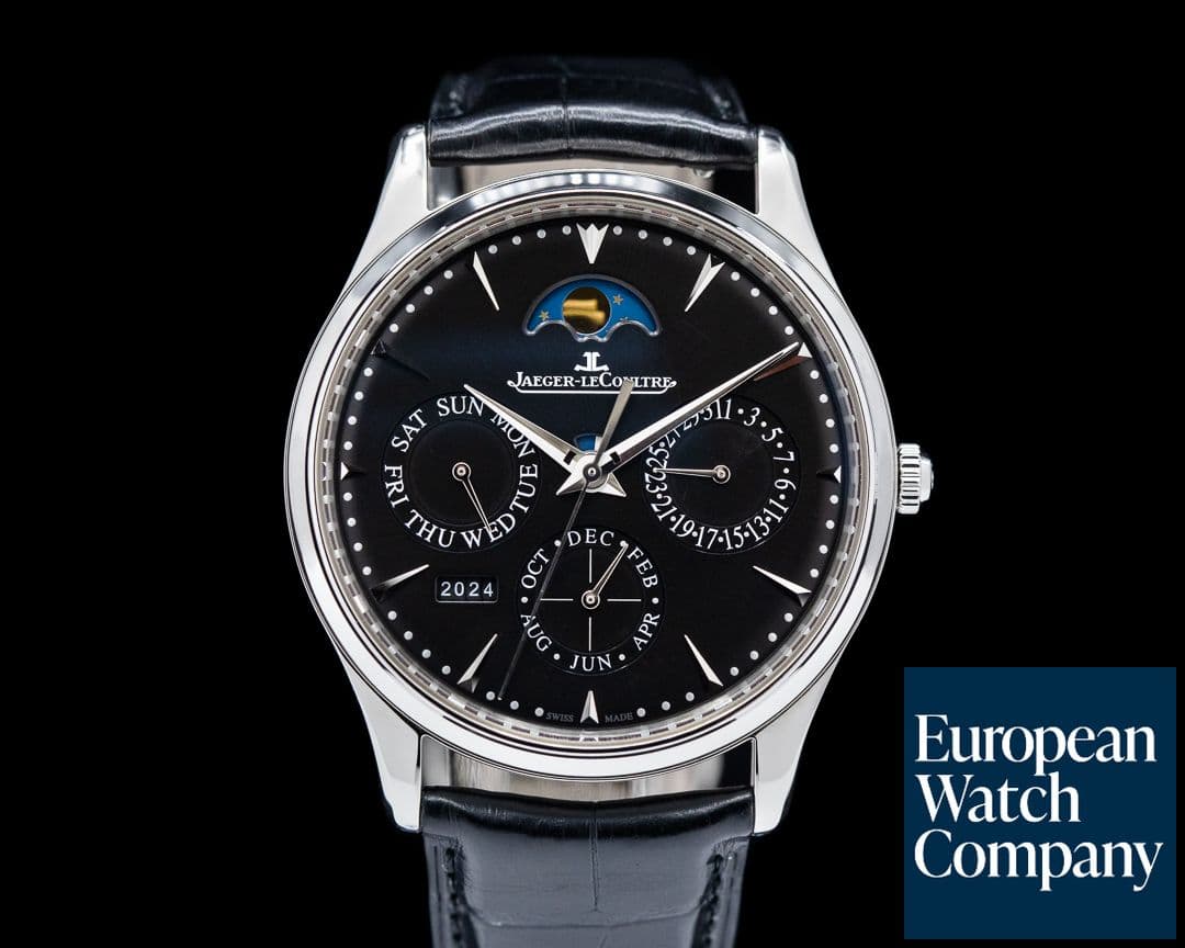 Image of Jaeger LeCoultre Master Ultra Thin Perpetual Calendar Black Dial 39MM