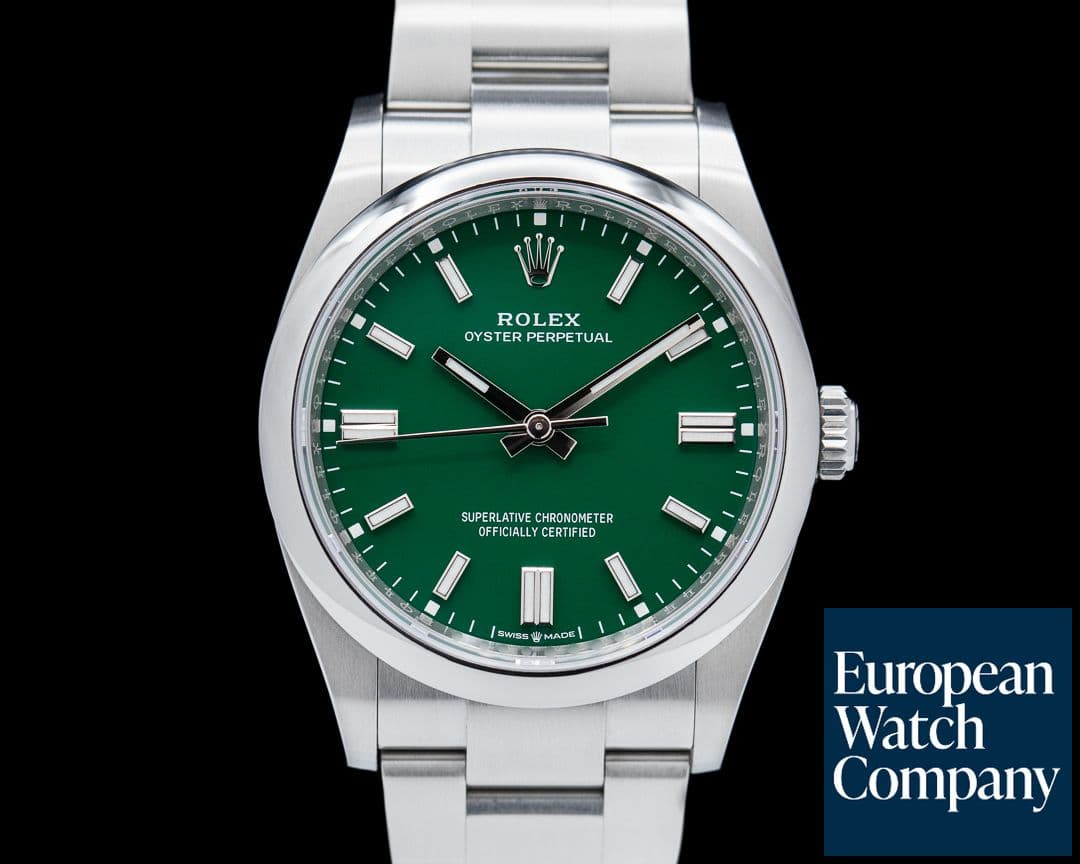 Image of Rolex Oyster Perpetual 126000 36MM SS Green