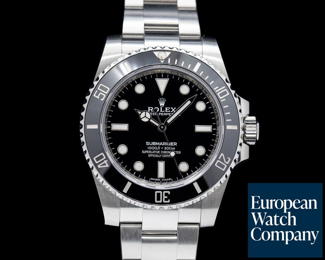 Image of Rolex Submariner No Date Ceramic Bezel SS 2020