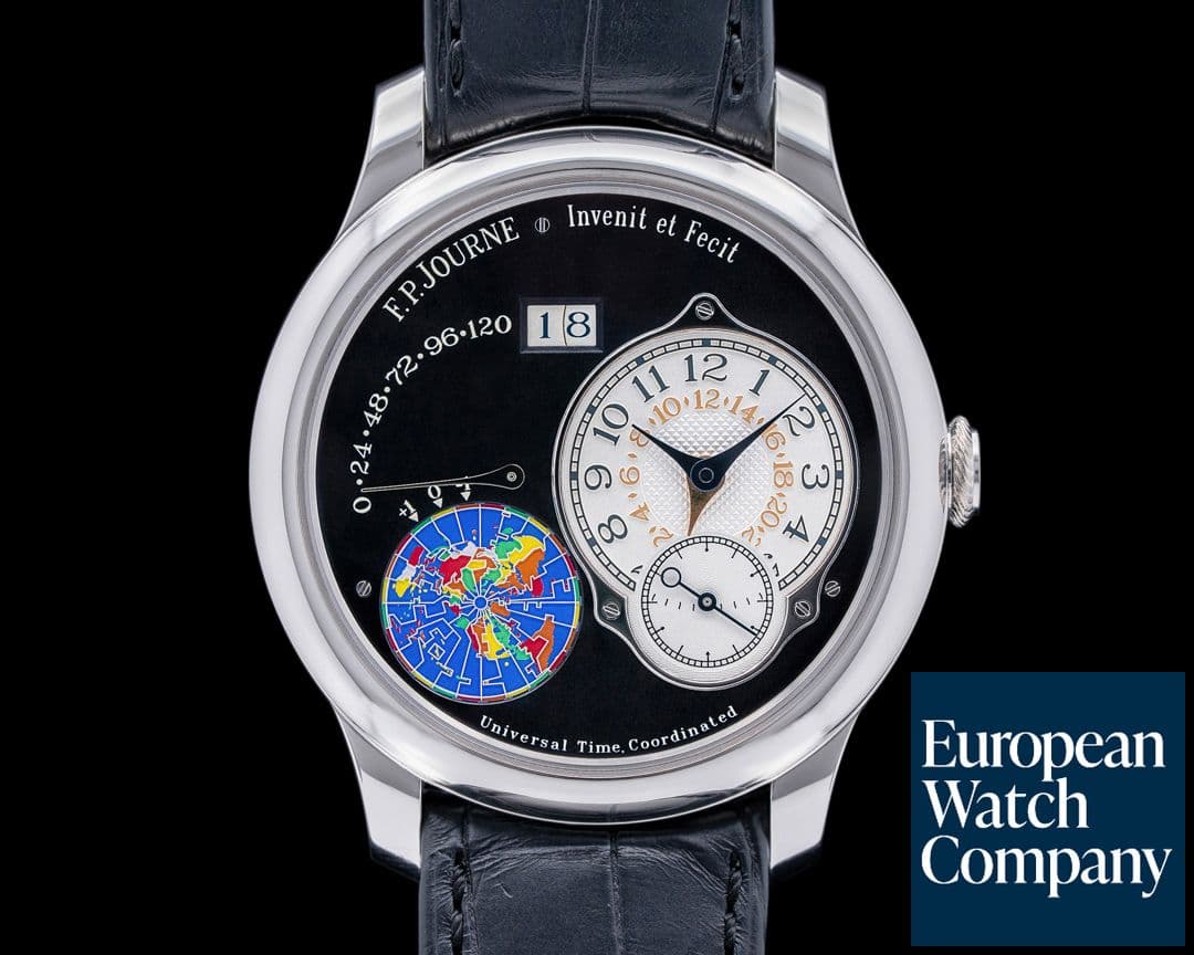 Image of F. P. Journe Octa UTC Platinum "Black Label" RARE 