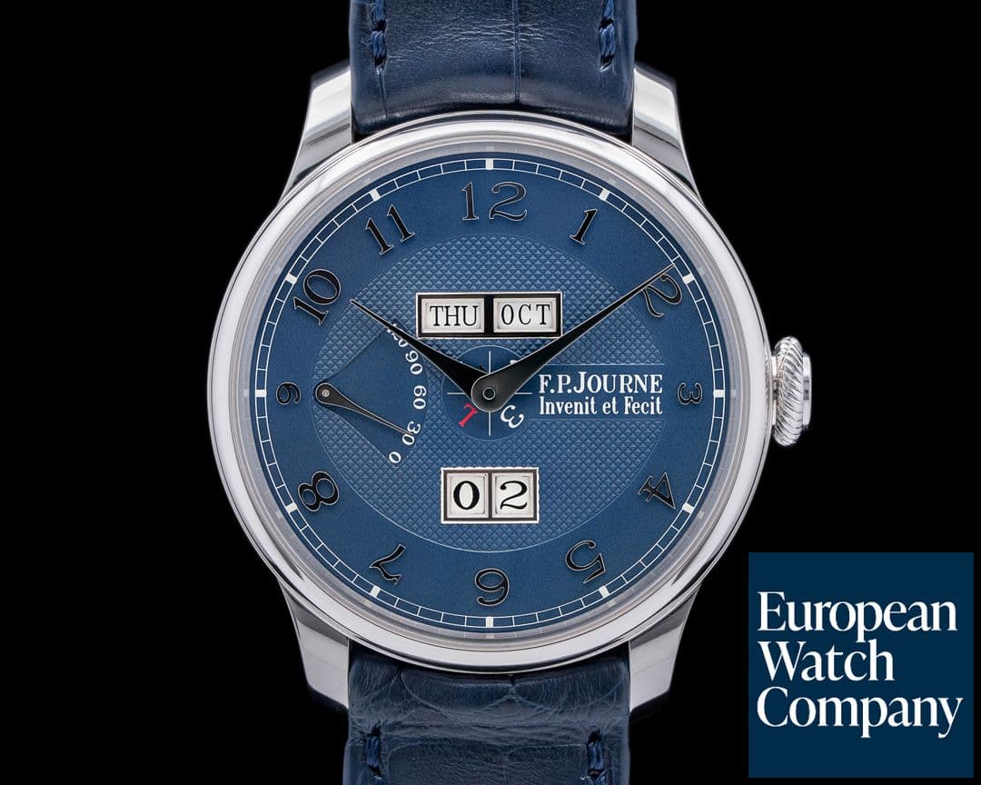 Image of F. P. Journe Octa Quantieme Perpetual Calendar Platinum Blue Dial 40MM 