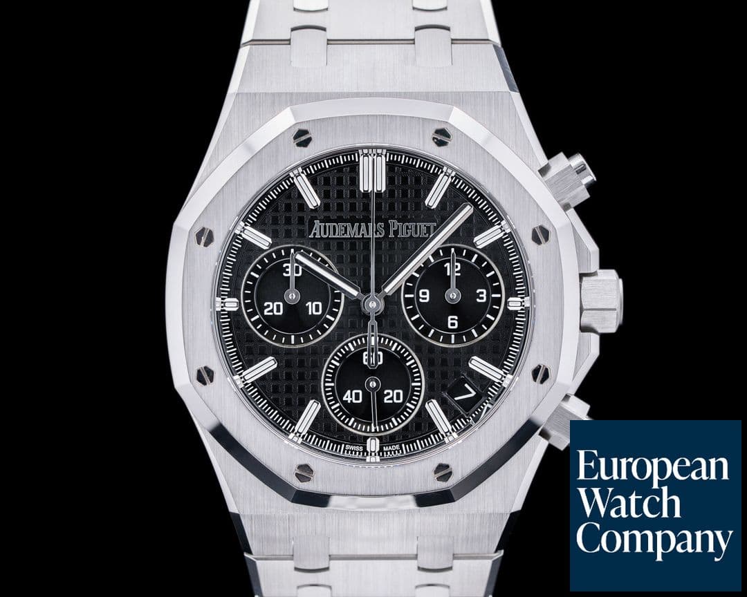 Image of Audemars Piguet Royal Oak Chronograph Black Dial SS 41MM