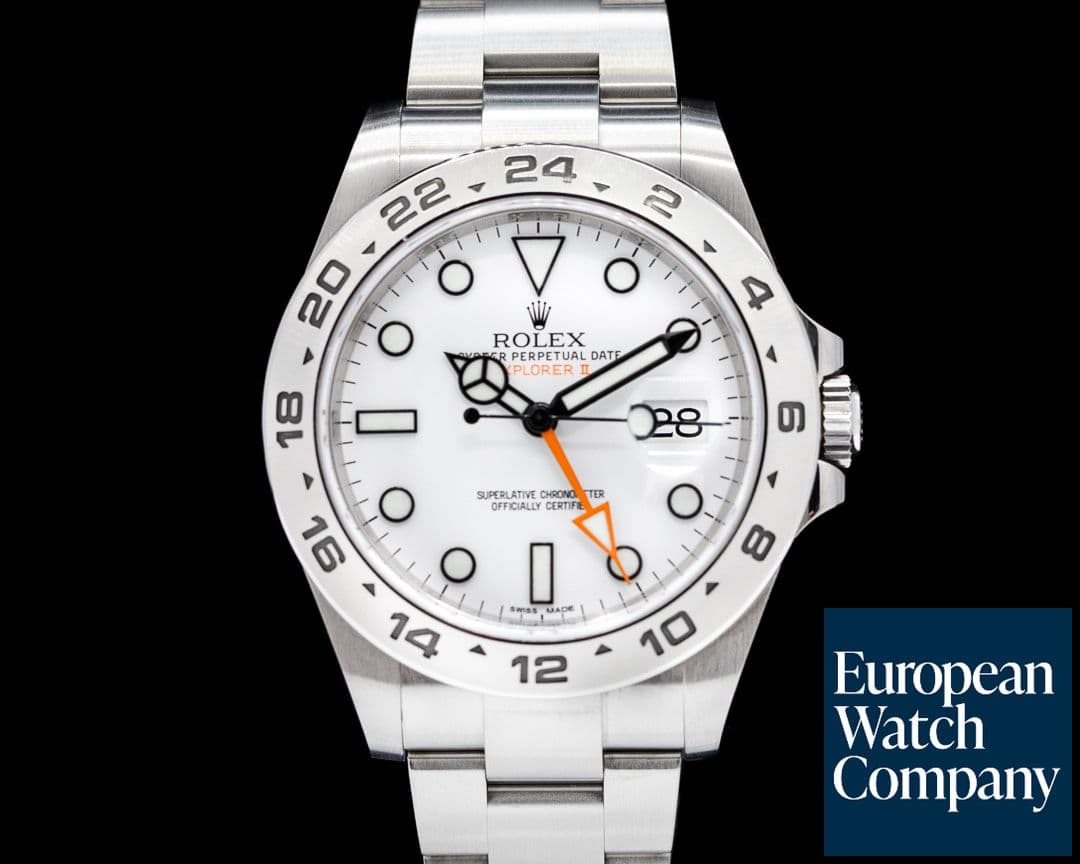 Image of Rolex Explorer II White Dial SS