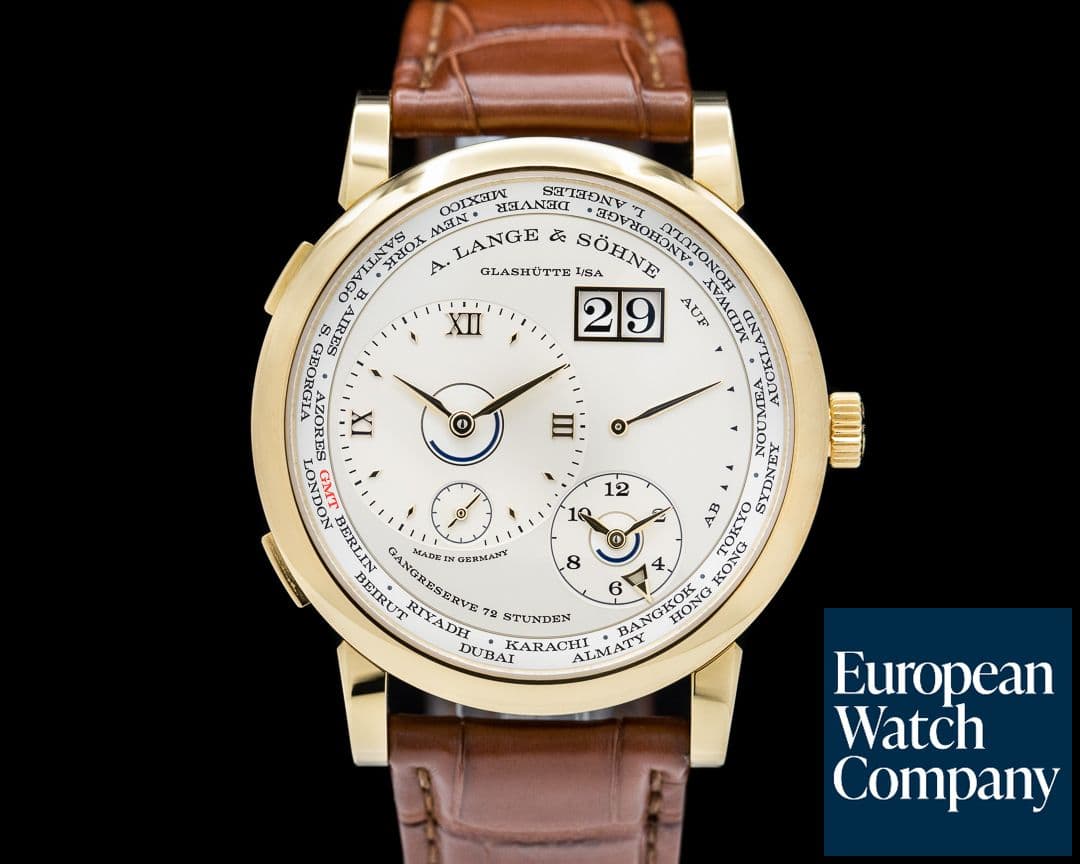 Image of A. Lange and Sohne Lange 1 Time Zone 136.021 18K Yellow Gold Limited Edition