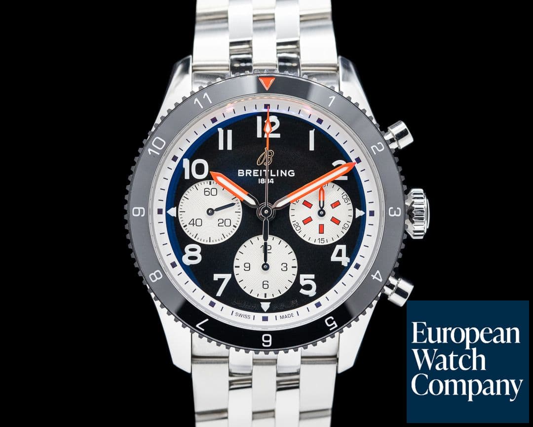 Image of Breitling Classic AVI Chronograph 42 Reverse Panda "Mosquito"