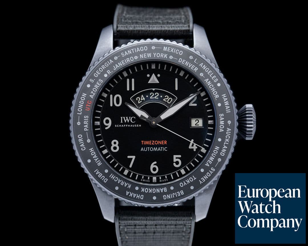 Image of IWC Pilots Watch Timezoner Top Gun Edition IW395505 LIMITED