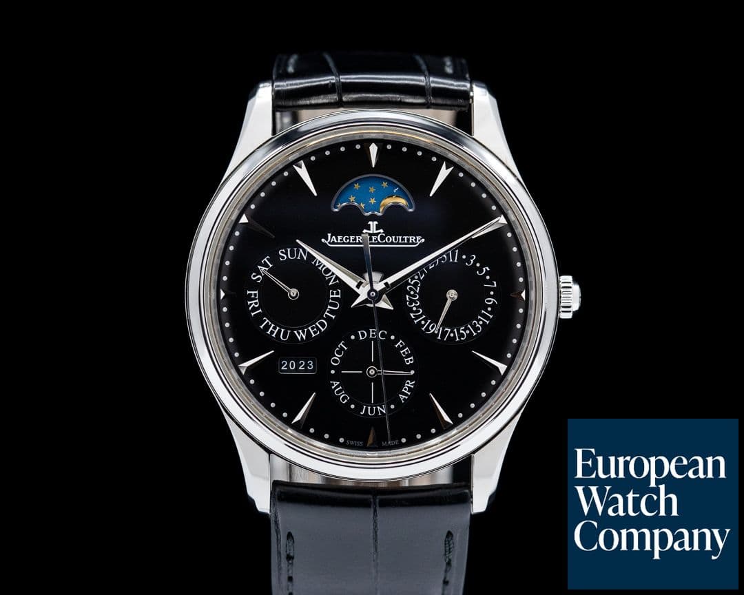 Image of Jaeger LeCoultre Master Ultra Thin Perpetual Calendar Black Dial 39MM