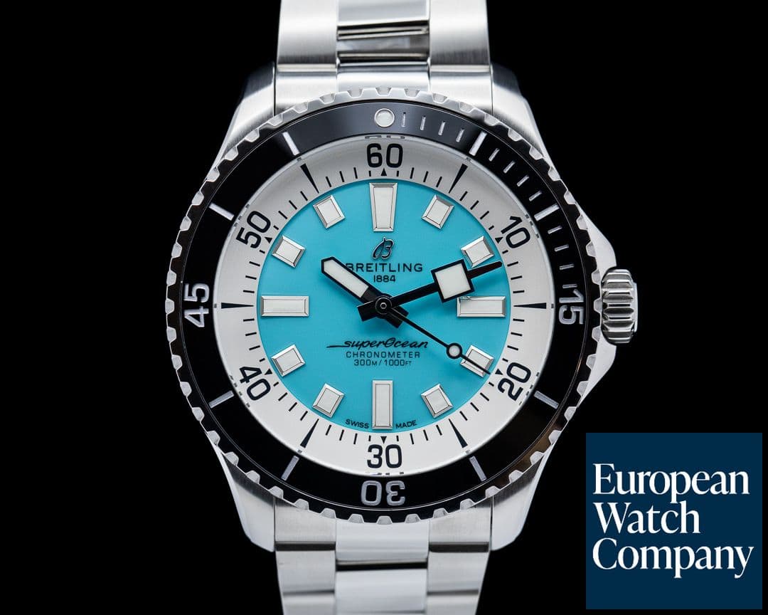 Image of Breitling SuperOcean 44 Turquoise Dial 