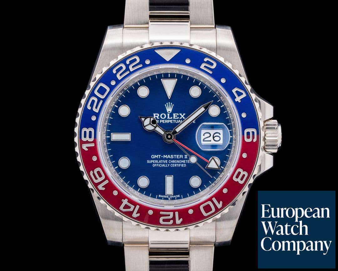 Image of Rolex GMT Master II 116719 Ceramic "Pepsi" 18K WG / Dial 