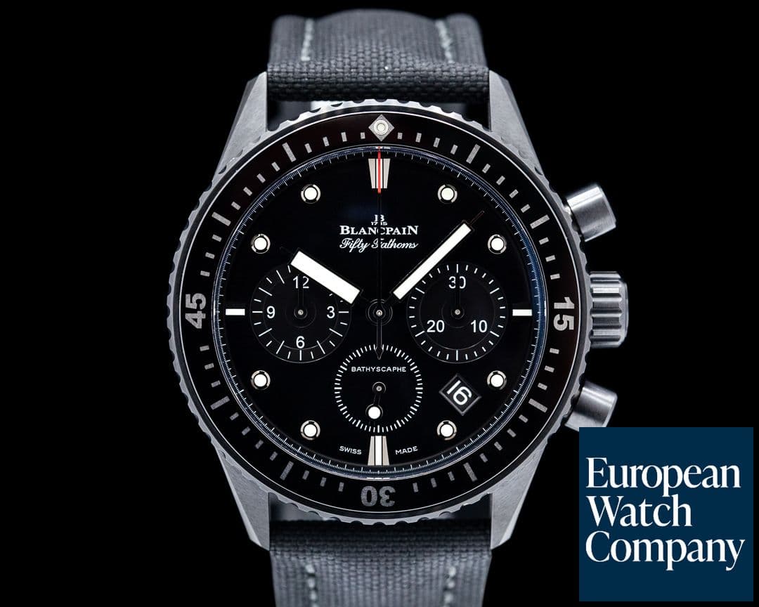 Image of Blancpain Fifty Fathoms Bathyscaphe Flyback Chronograph Ceramic 