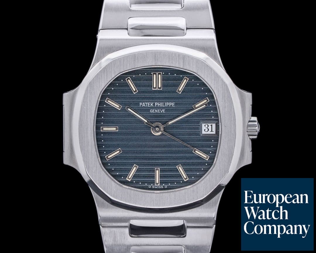 Image of Patek Philippe Nautilus 3800 Automatic Blue Dial SS FULL SET