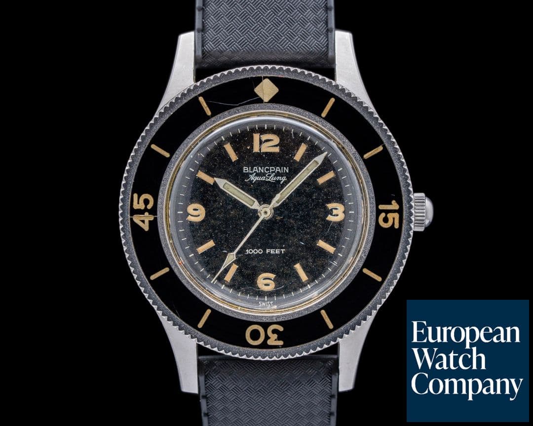 Image of Blancpain Vintage Fifty Fathoms Aqualung 1000FT "Jacques Cousteau" 41MM