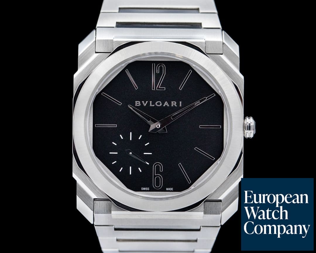 Image of Bulgari Octo Finissimo Extra Thin SS Black Dail 40MM