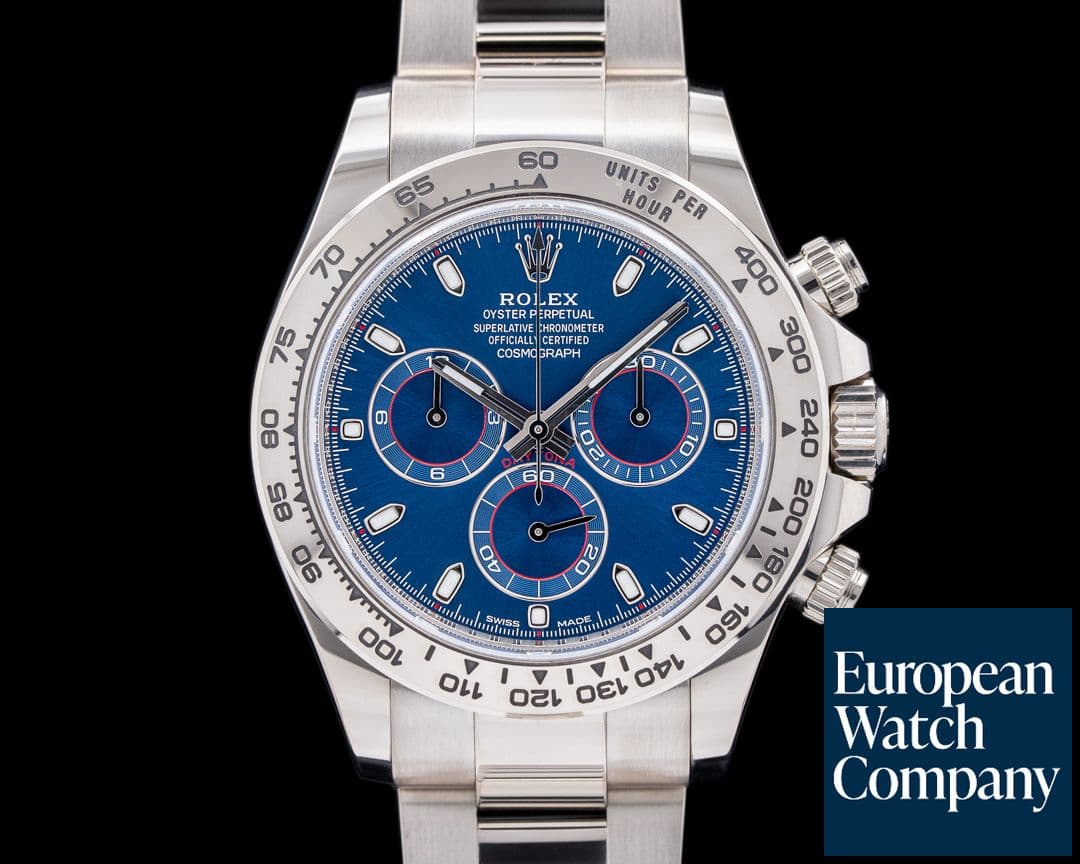 Image of Rolex Daytona 116509 Blue Dial 18K White Gold 