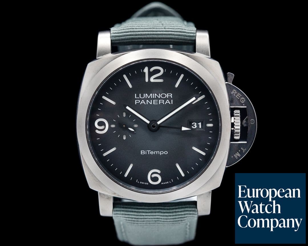 Image of Panerai Luminor BiTempo Titanium DLC New York PAM01467