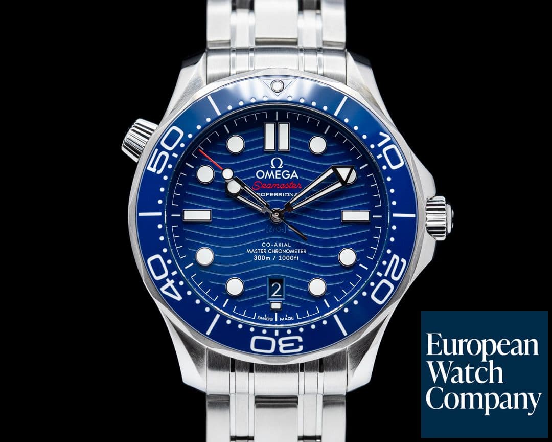 Image of Omega Seamaster Diver 300M SS Blue Dial 42MM 