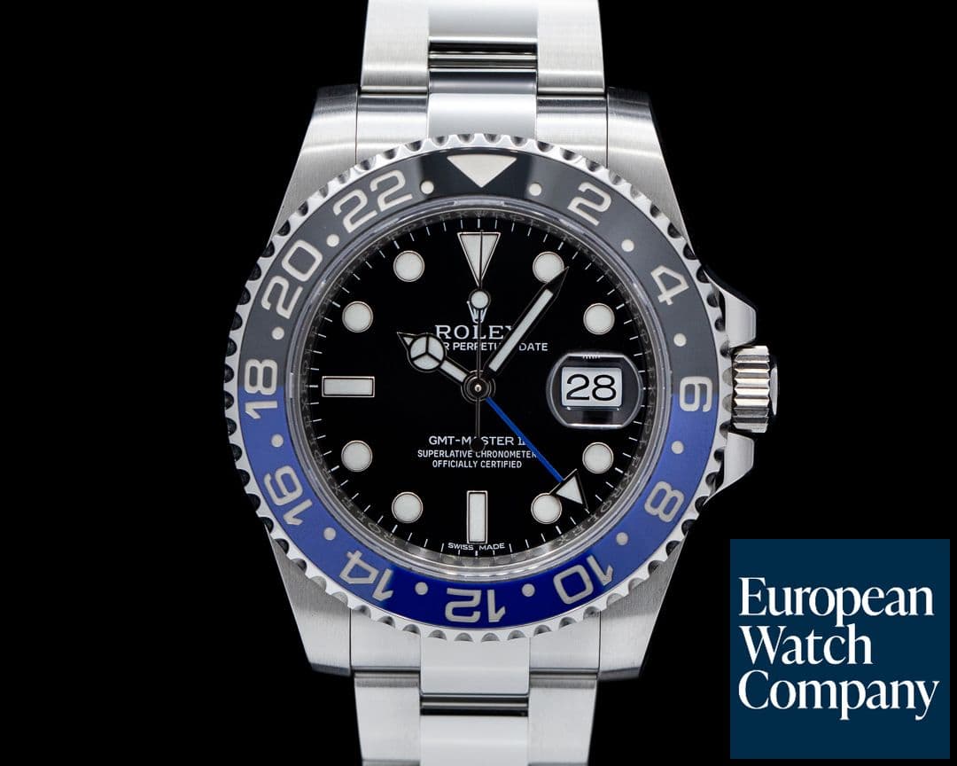 Image of Rolex GMT Master II 116710 Ceramic "Batman" SS
