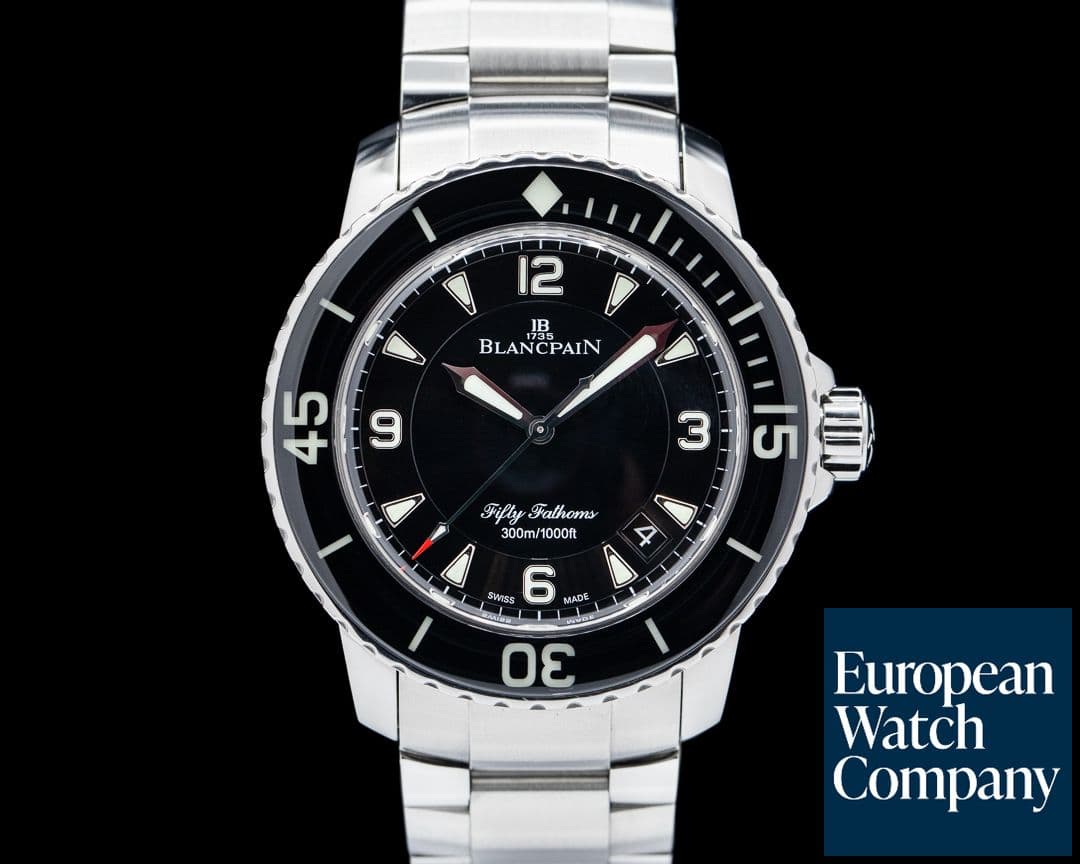 Image of Blancpain Fifty Fathoms SS / Bracelet 45MM 2018 Full Set