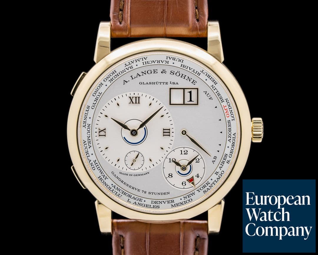 Image of A. Lange and Sohne Lange 1 Time Zone 136.021 18K Yellow Gold Limited Edition