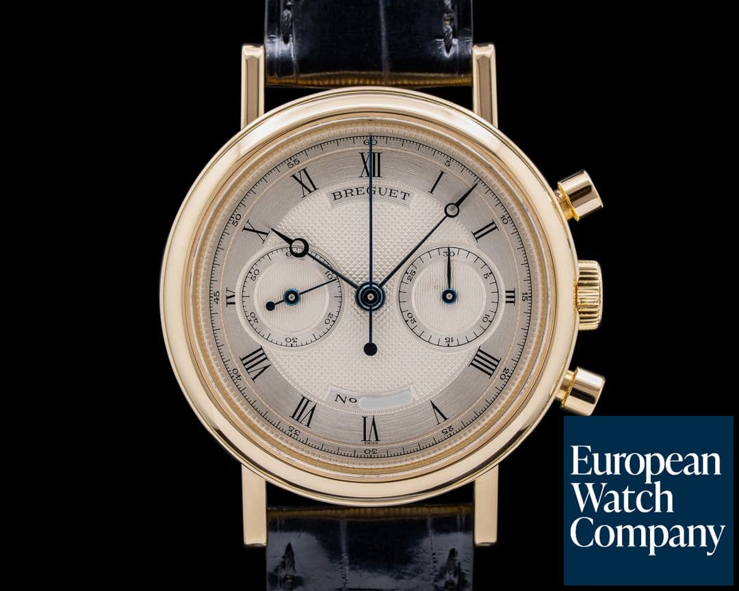 Image of Breguet 3237 Classique Chronograph 18k Yellow Gold RARE