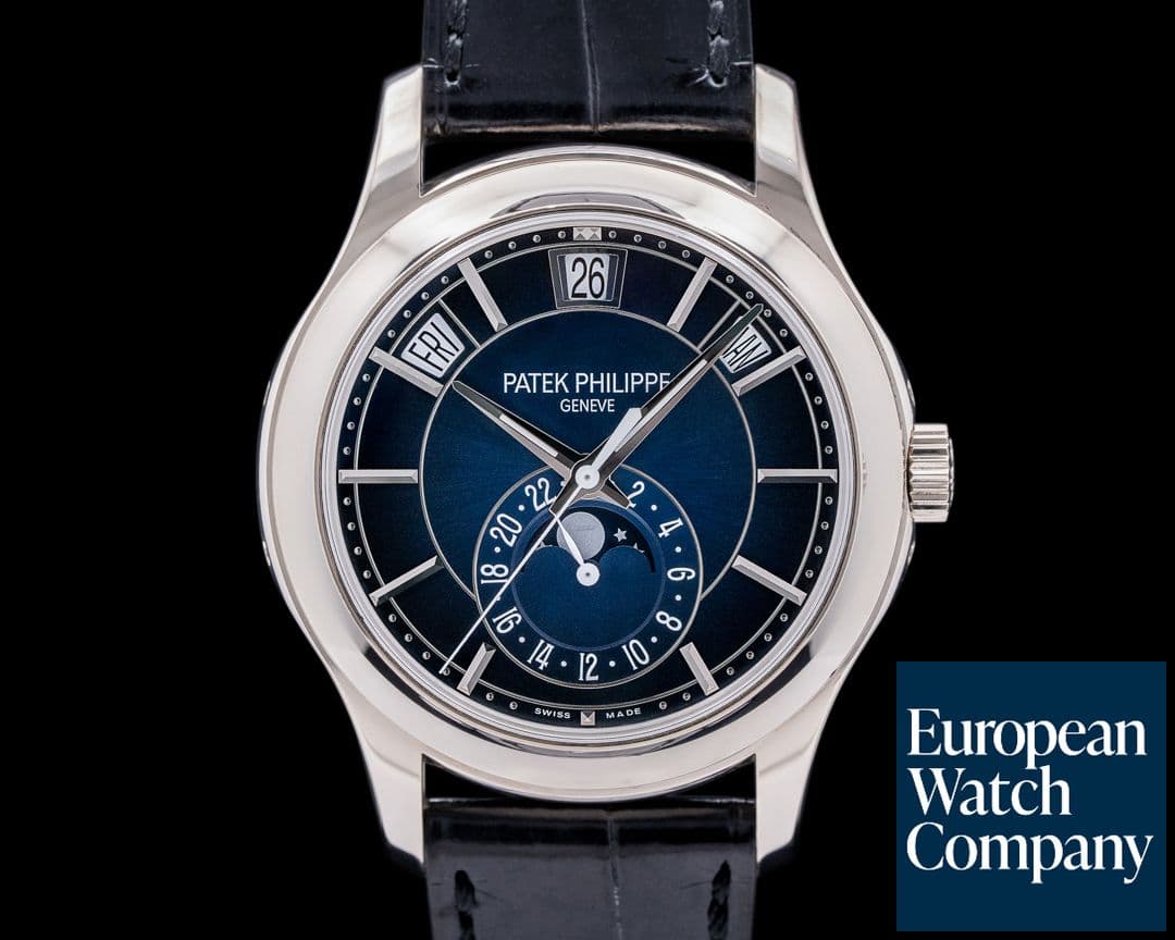 Image of Patek Philippe Annual Calendar 5205G Blue Dial 18K White Gold 