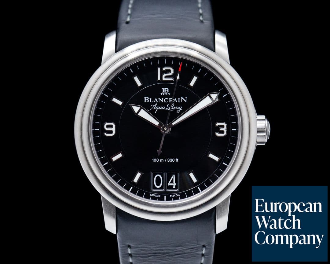Image of Blancpain Aqualung SS Big Date SS Rubber Strap 