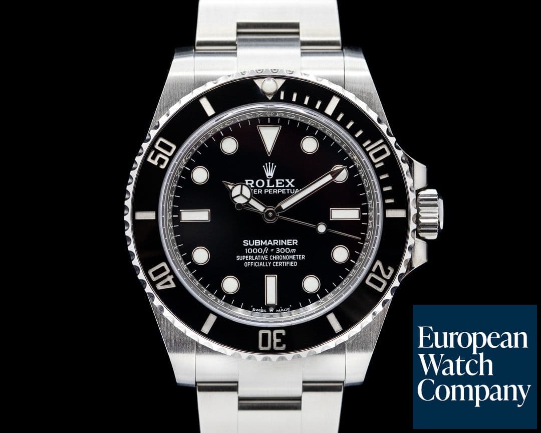 Image of Rolex Submariner 124060 No Date Ceramic Bezel 41MM 2022