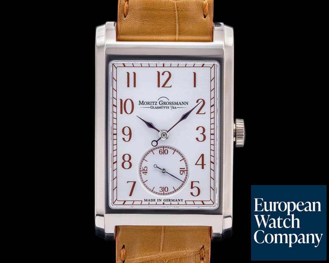 Image of Moritz Grossmann Corner Stone White Gold Enamel Dial Limited 