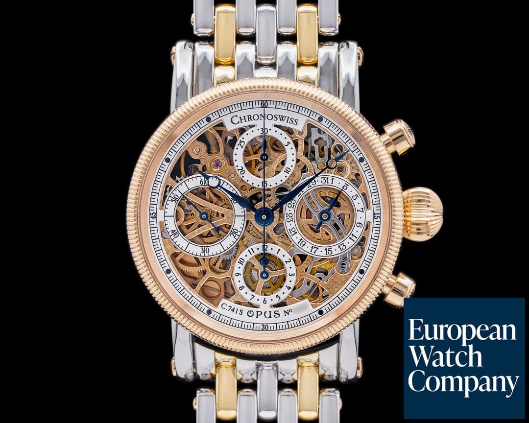 Image of Chronoswiss Opus Chronograph SS / 18K RG 