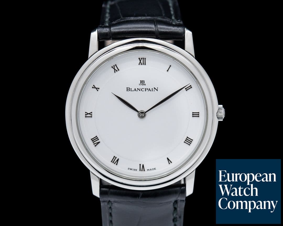 Image of Blancpain Villeret Ultra Slim SS Manual Wind 