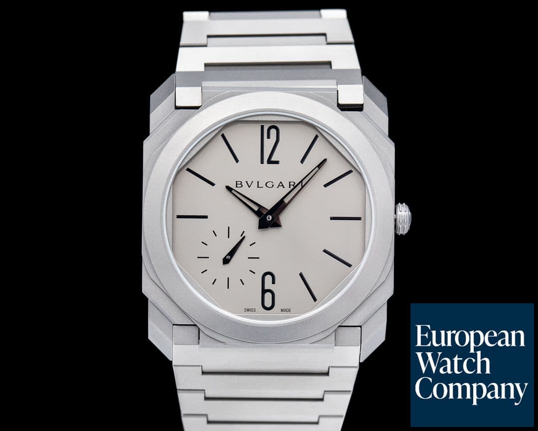 Image of Bulgari Octo Finissimo Extra Thin Grey / Black 40MM