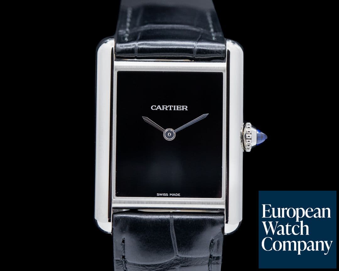 Image of Cartier Tank Must SS Black Dial