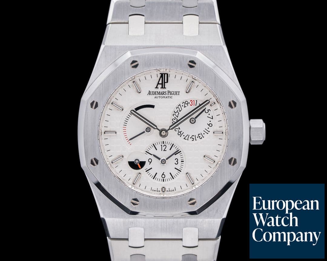 Image of Audemars Piguet Royal Oak Dual Time SS White Dial 39MM