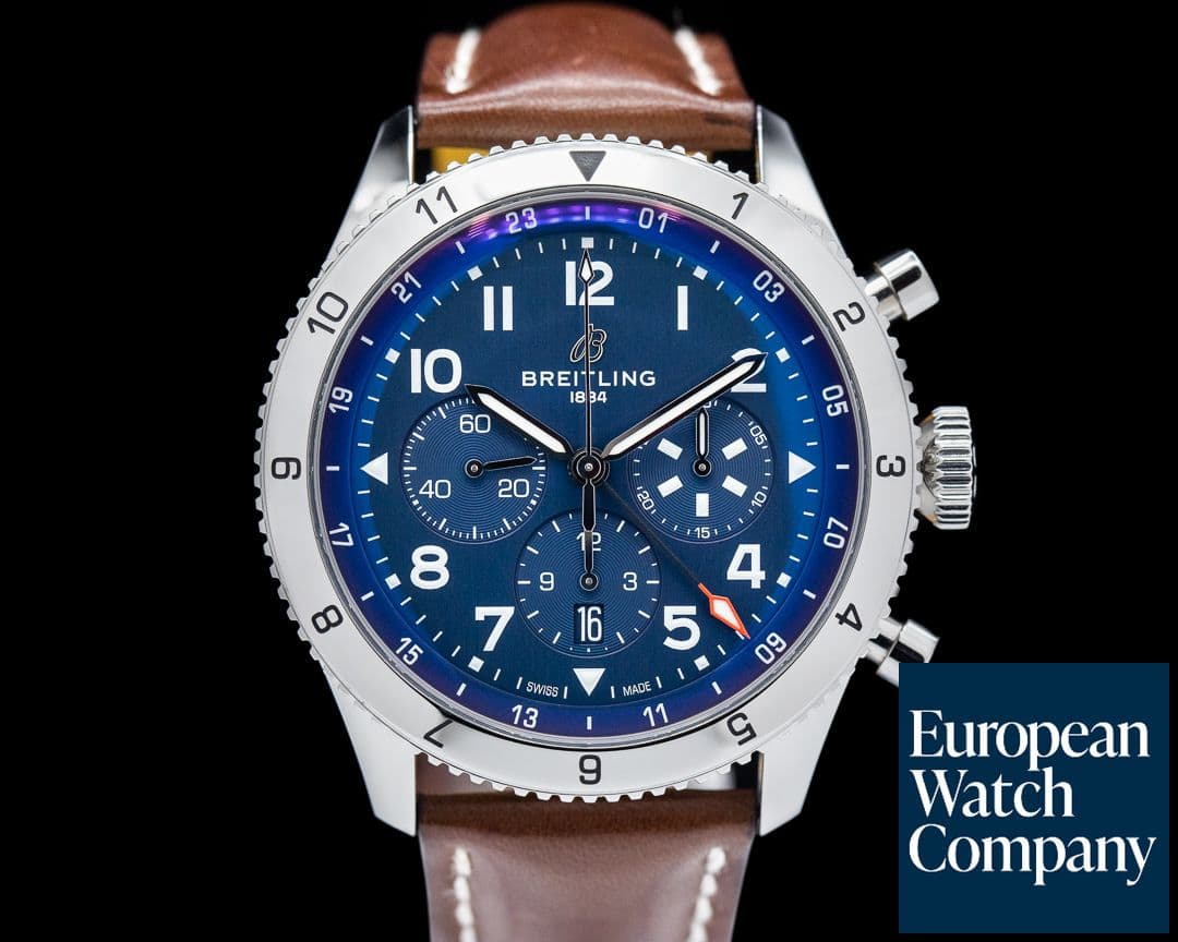 Image of Breitling Super Avi B04 Chronograph GMT Blue UNWORN 