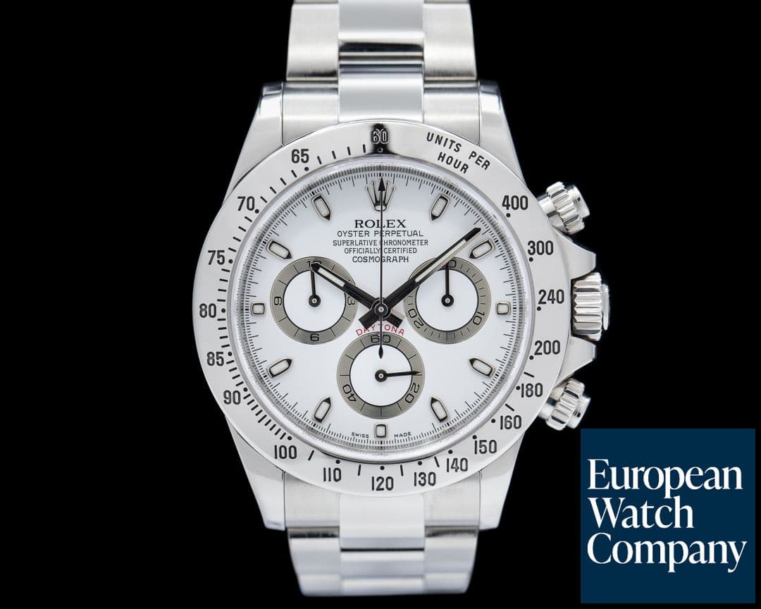 Image of Rolex Daytona 116520 White Dial SS