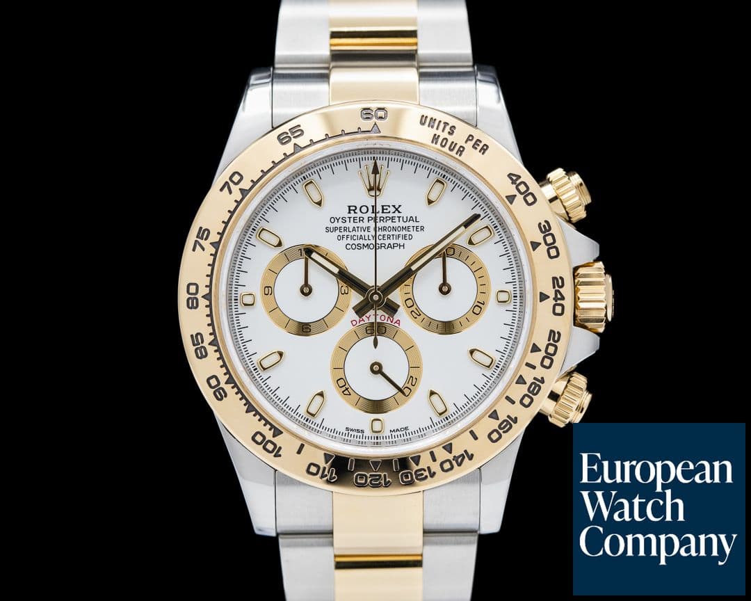 Image of Rolex Daytona White Dial 18K Yellow Gold / SS 