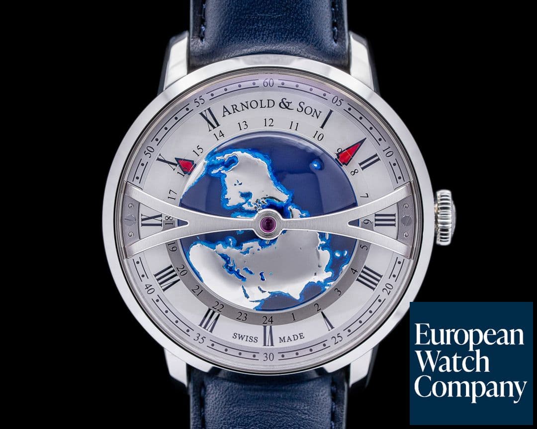Image of Arnold & Son Globetrotter SS 45MM 