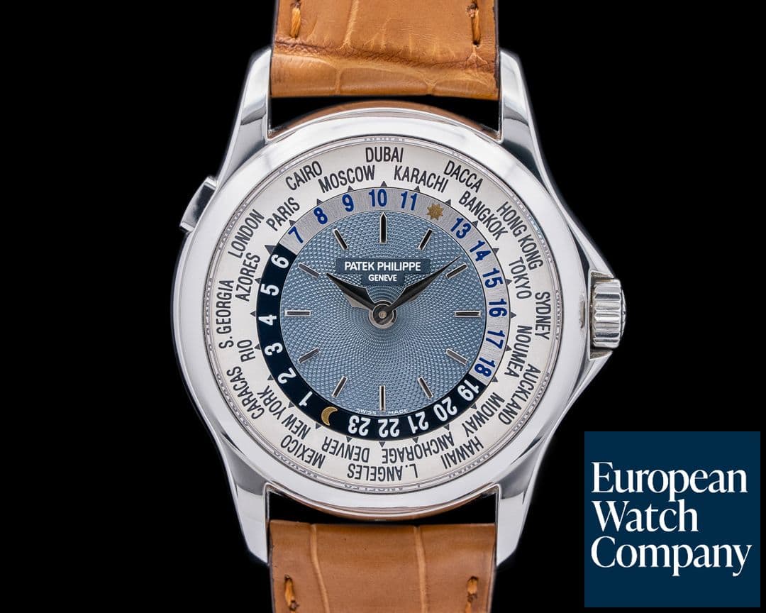 Image of Patek Philippe World Time Platinum 5110P FULL SET ORIGINAL OWNER