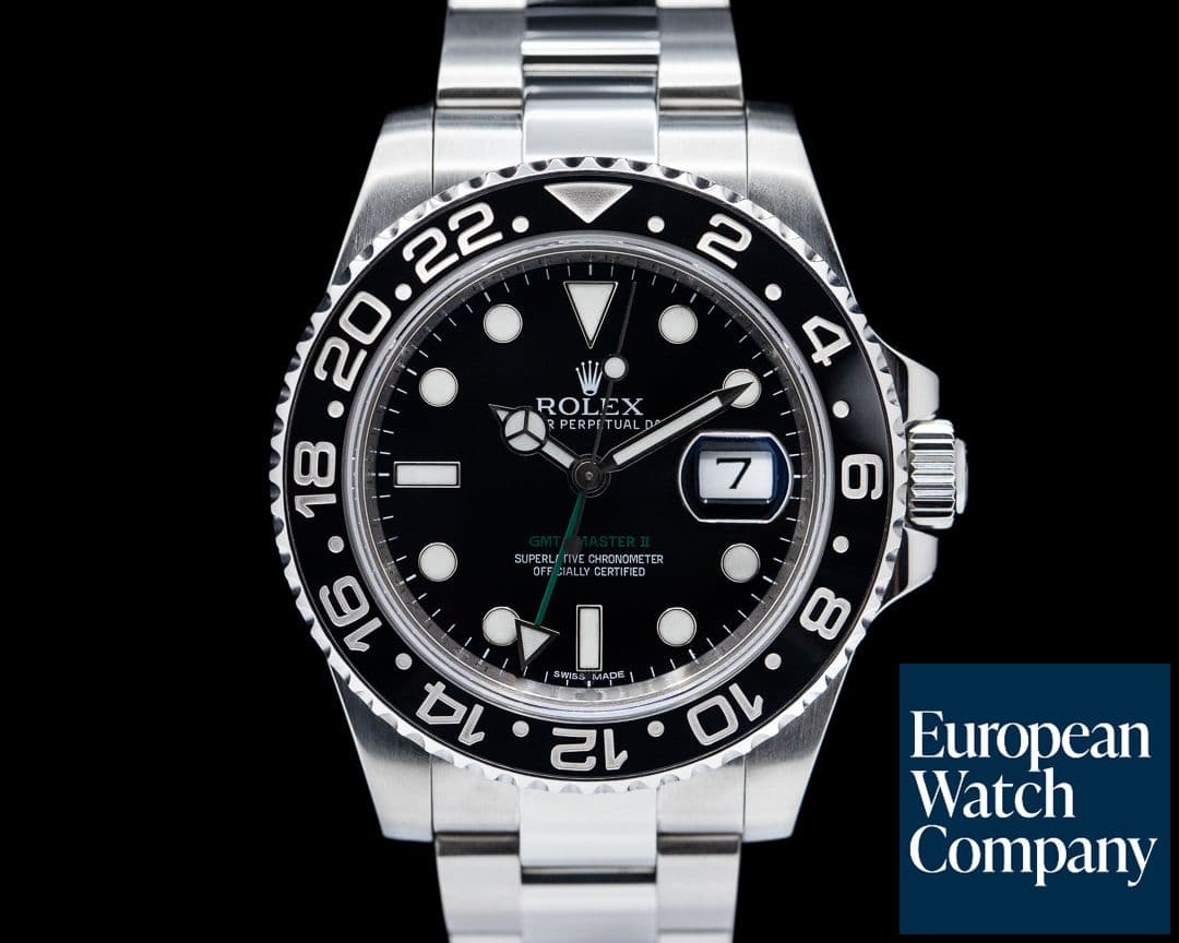 Image of Rolex GMT Master II 116710LN Ceramic SS Full Set