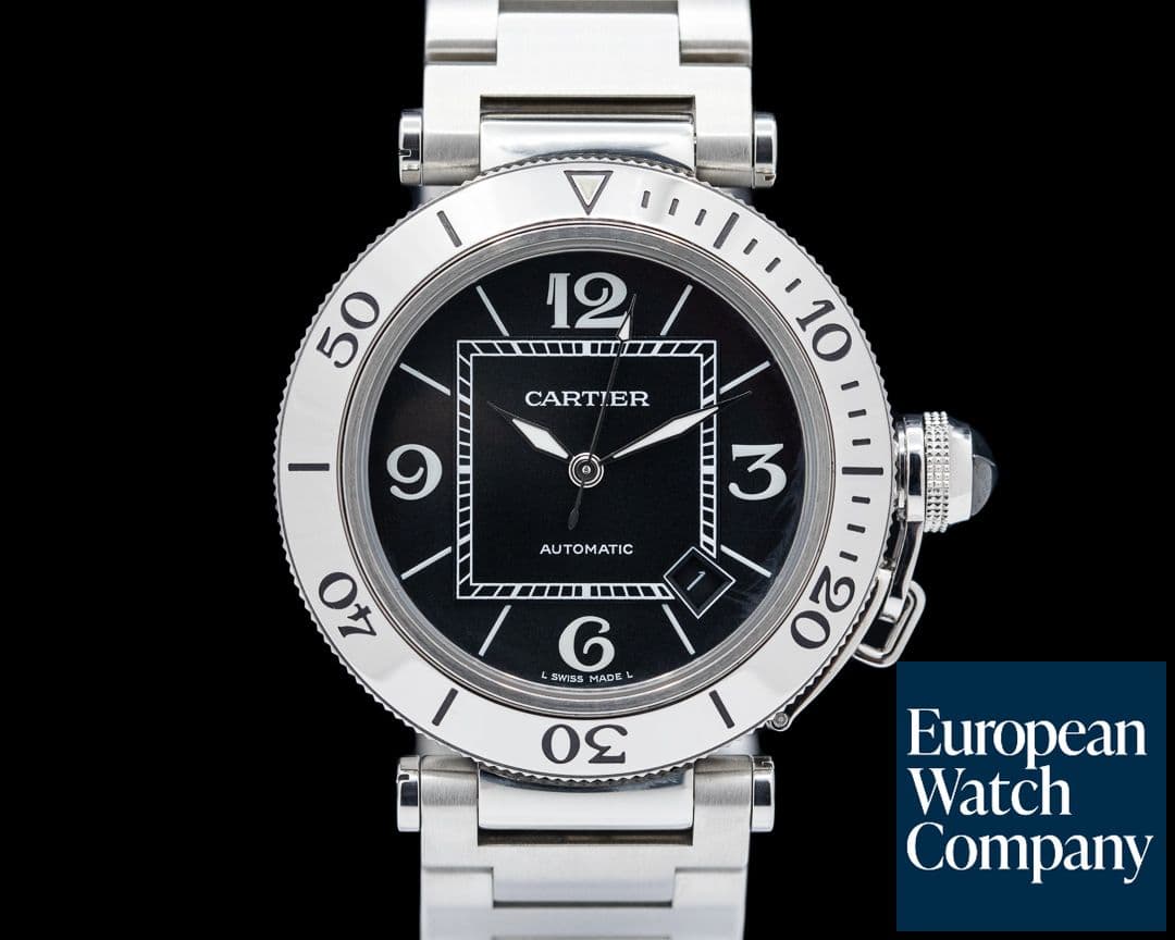Image of Cartier Pasha Seatimer  Rubber / SS 
