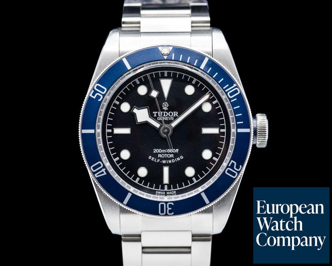 Image of Tudor Tudor Heritage Black Bay SS / SS Blue Bezel ROSE LOGO