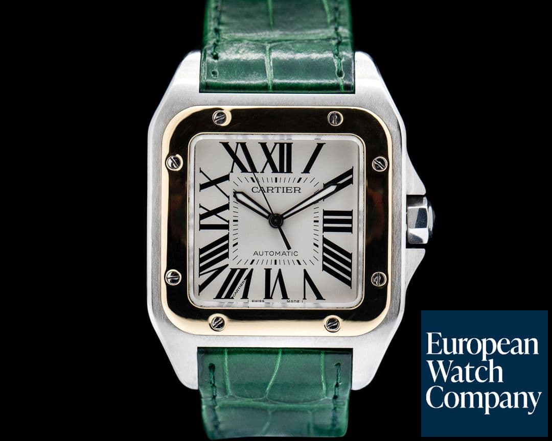 Image of Cartier Santos 100 SS / 18K Yellow Gold
