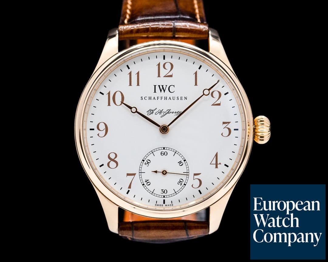Image of IWC Portuguese F.A. Jones Limited Edition 18K Rose Gold
