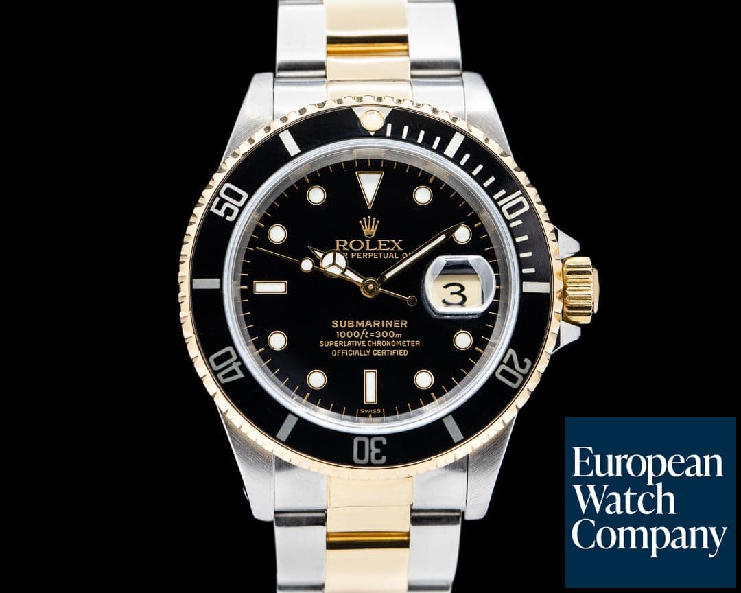 Image of Rolex Submariner Black Dial SS/18K FULL SET