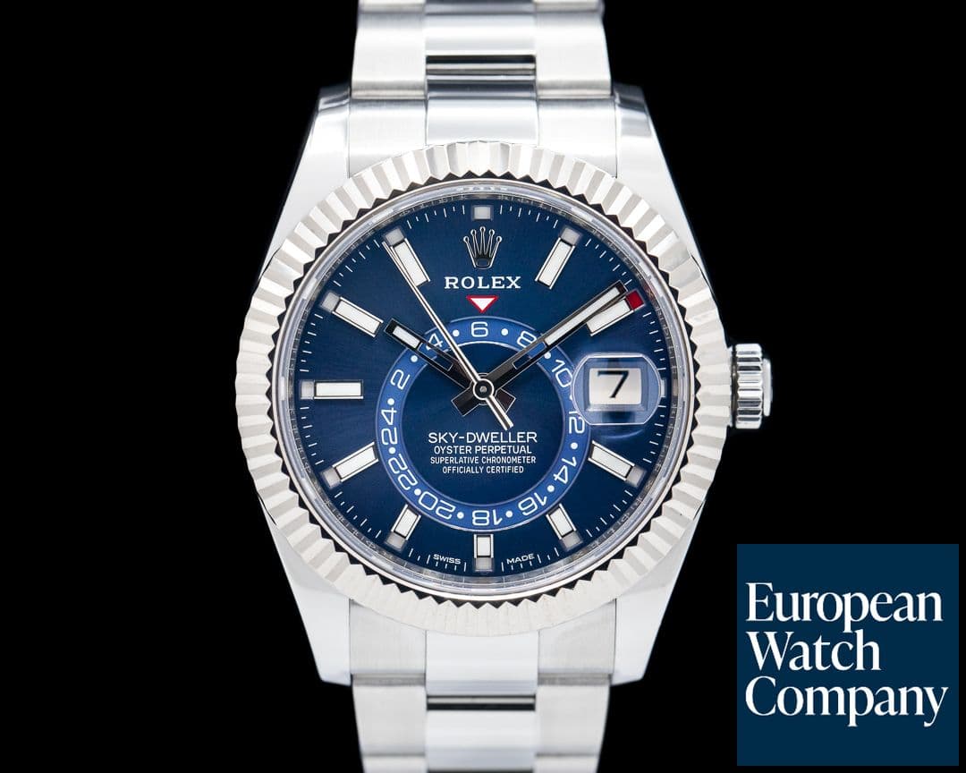 Image of Rolex Sky Dweller 326934 Steel Blue SS / Bracelet 2018